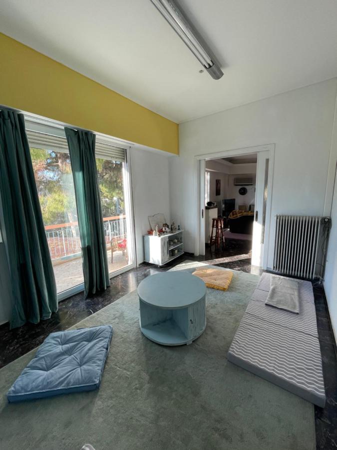 Spacious Apartment With Balconies, Ac, King Bed, Near Dt And Transports Athena Bagian luar foto